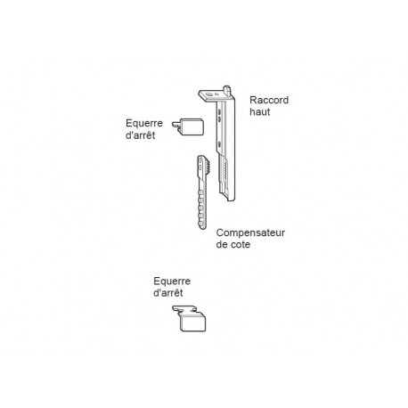 229801 - Prolongateur haut pour crémone SF 7/8