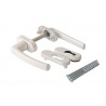 228249 - Garniture sur rosaces blanche