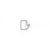 631843 - Embout blanc droit pour rail de maintien