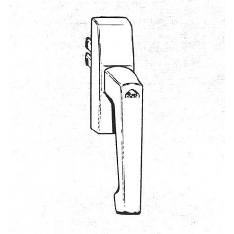 208870 - Poignée à fourche blanche