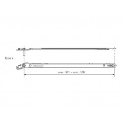 347132 - Compas d'entrebâillement Type 2