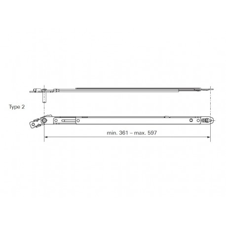 347132 - Compas d'entrebâillement Type 2