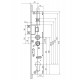 2034320 - Serrure H650 25/92/8 4 galets
