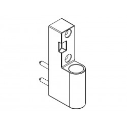 601426 - Partie dormant blanche pour paumelle PS 27